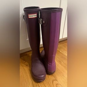 Size 7 Purple Hunter Boots